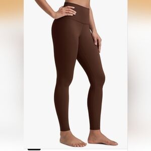 CRZ YOGA Butterluxe Yoga Leggings 28'' - High Waisted Brown Sz M